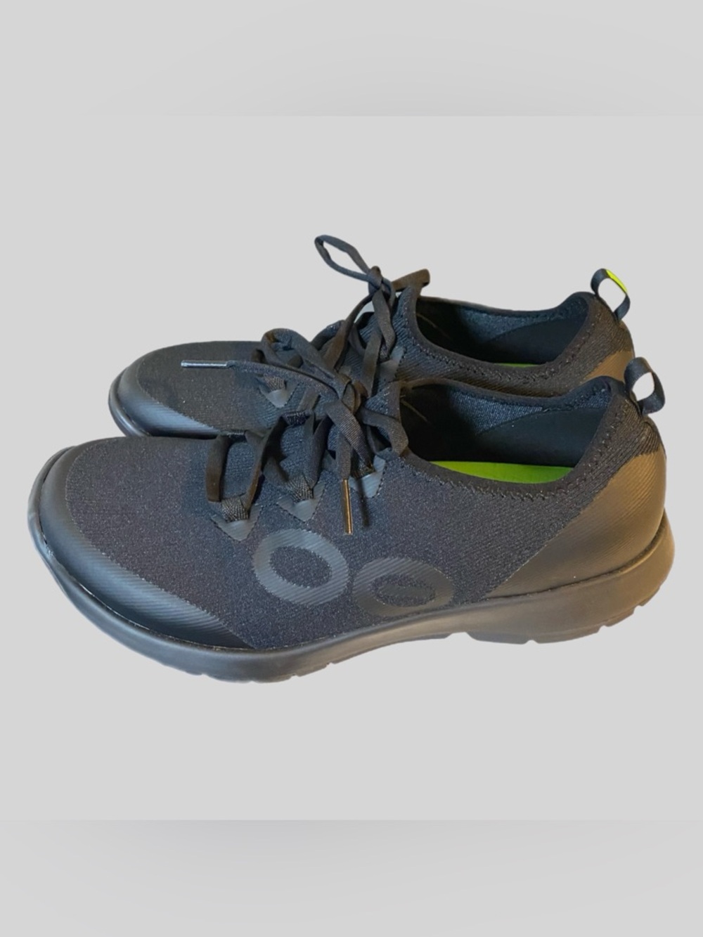 OOFOS Shoes Womens 9.5 Recovery Comfort Lace Up Sneakers Green Insole Casual - Picture 11 of 15